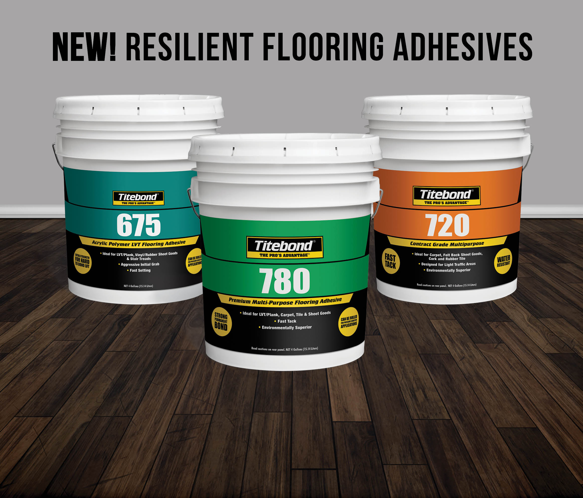 Titebond Offers the Right Flooring Adhesive to Install All Types of Resilient Flooring